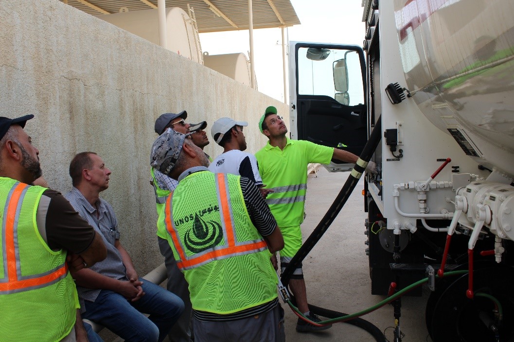 The New 18,000 Litre Refueller (R04) is Commissioned by Esterer Engineers.Najaf, Iraq